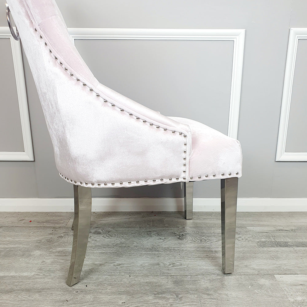 Duke Dining Chair with Plain Knocker & Plain Back (All Colours)