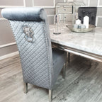 Emma/Lucy Dining Chair with Lion Knocker & Quilted Back (All Colours)