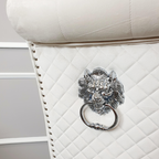 Emma/Lucy Dining Chair with Lion Knocker & Quilted Back (All Colours)