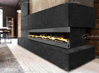 Mirage - Media Wall - Insert - Open Front Electric Fire - Grey - 42 Inch